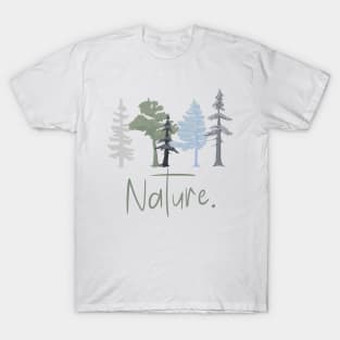 NORDIC NATURE BEAUTIFUL WINTER TREES T-Shirt